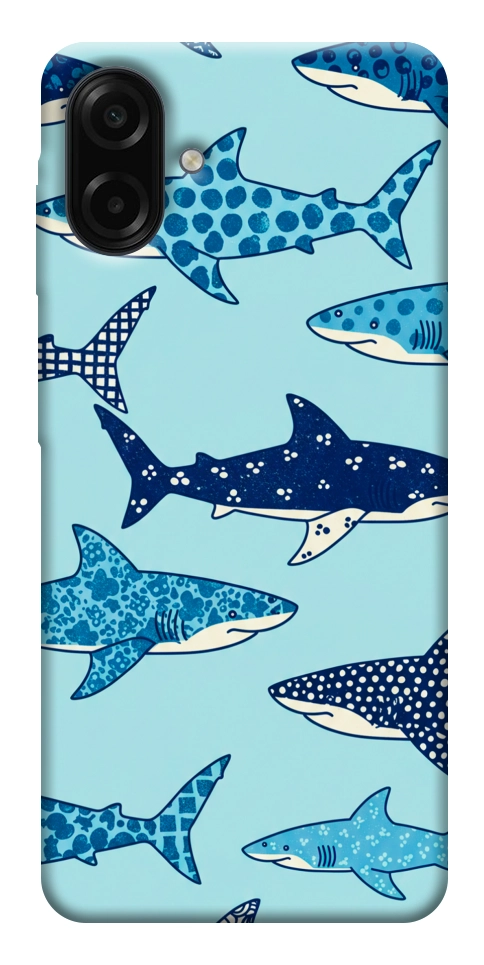Чохол Shark pattern для Galaxy A07