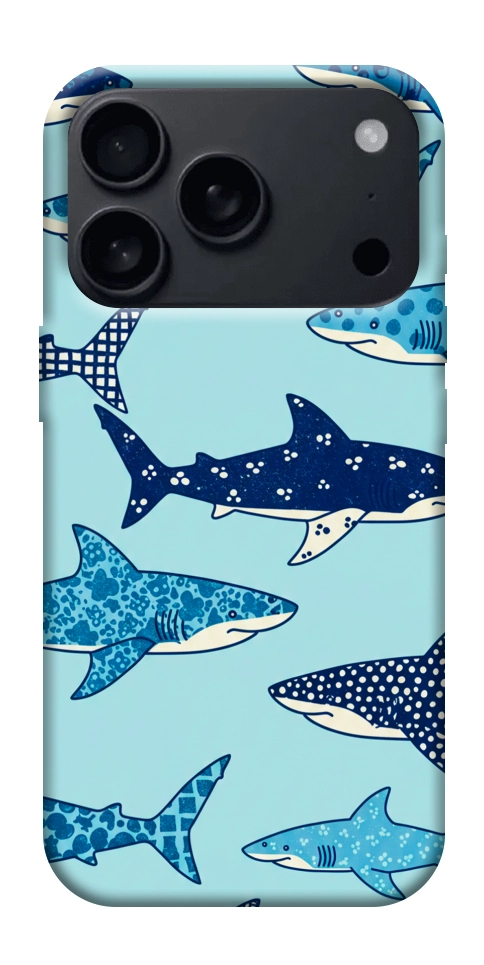 Чохол Shark pattern для iPhone 17 Pro Max