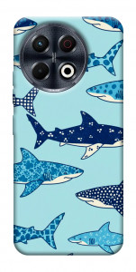 Чохол Shark pattern для TECNO Spark 30 Pro (KL7)