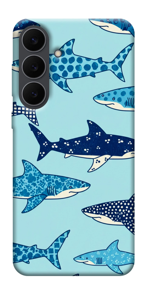 Чехол Shark pattern для Galaxy S25 FE