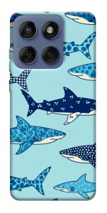 Чохол Shark pattern для Motorola Edge 60 Fusion