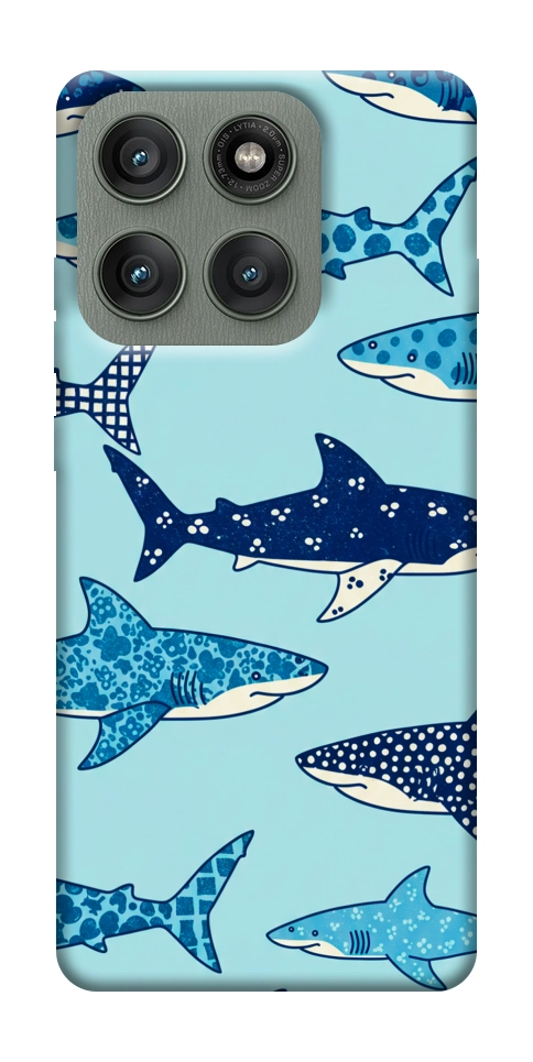 Чохол Shark pattern для Motorola Edge 60 Pro