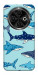 Чехол Shark pattern для TECNO Spark 30C (KL5n)