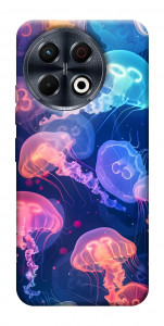 Чохол Neon jellyfishes для TECNO Spark 30 Pro (KL7)