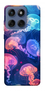 Чохол Neon jellyfishes для Motorola Edge 60 Fusion