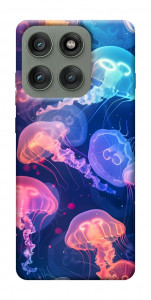 Чохол Neon jellyfishes для Motorola Edge 60 Pro