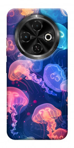 Чехол Neon jellyfishes для TECNO Spark 30C (KL5n)