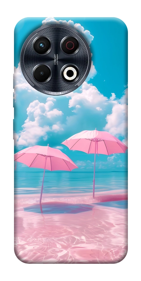 Чохол Рожеві парасольки для TECNO Spark 30 Pro (KL7)