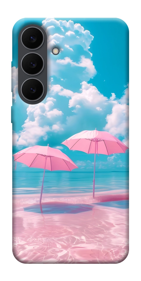 Чехол Розовые зонтики для Galaxy S25 FE
