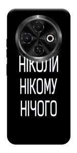 Чехол Ніколи нічого для TECNO Spark 30C (KL5n)