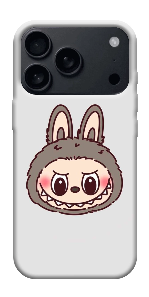 Чохол Labubu grey для iPhone 17 Pro Max