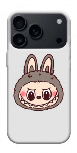 Чохол Labubu grey для iPhone 17 Pro Max