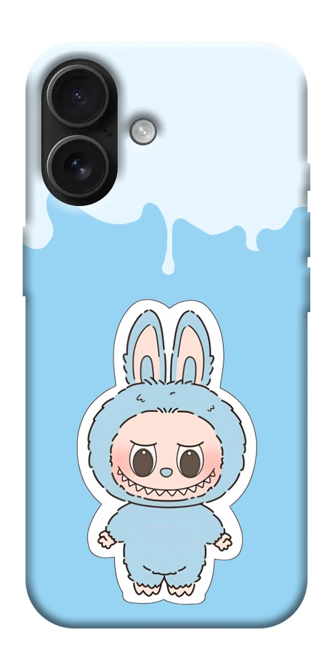 Чохол Labubu blue для iPhone 17