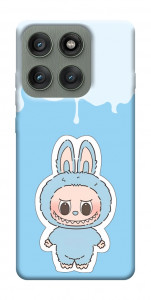 Чохол Labubu blue для Motorola Edge 60 Pro
