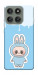 Чохол Labubu blue для Motorola Edge 60 Pro