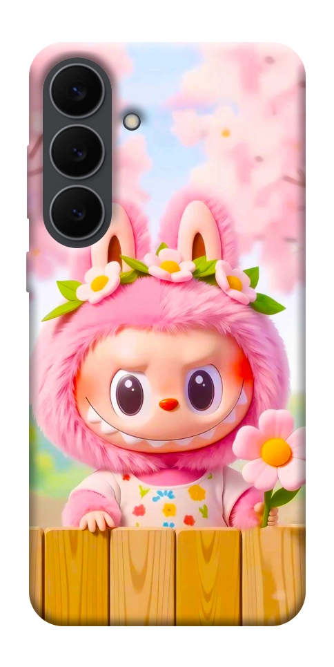 Чехол Labubu flower для Galaxy S25 FE