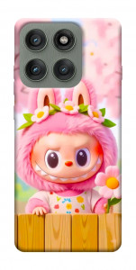 Чохол Labubu flower для Motorola Edge 60 Pro