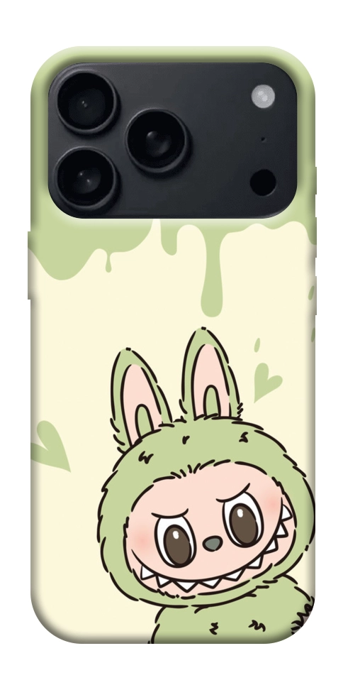 Чохол Labubu green для iPhone 17 Pro Max
