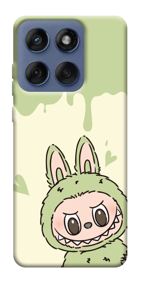Чохол Labubu green для Motorola Edge 60 Fusion