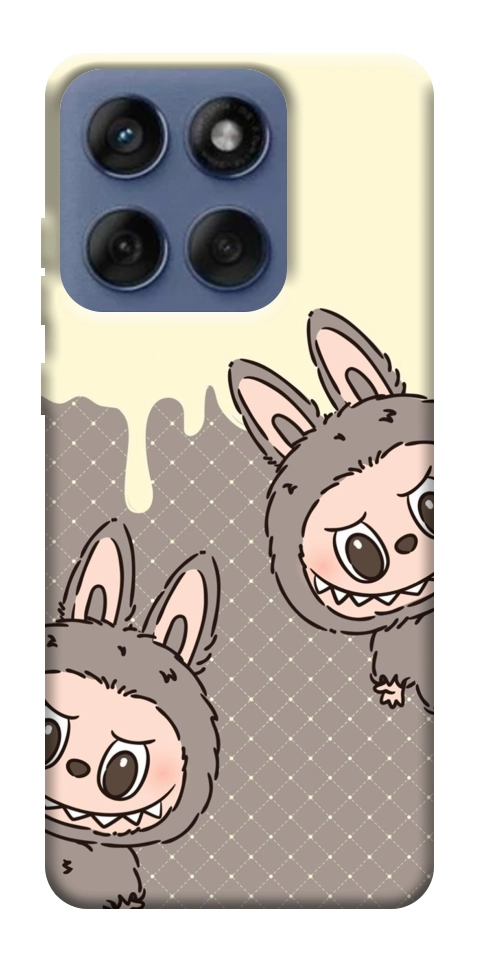 Чохол Labubu twins для Motorola Edge 60 Fusion