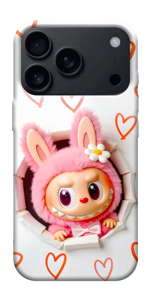 Чохол Labubu paper для iPhone 17 Pro Max