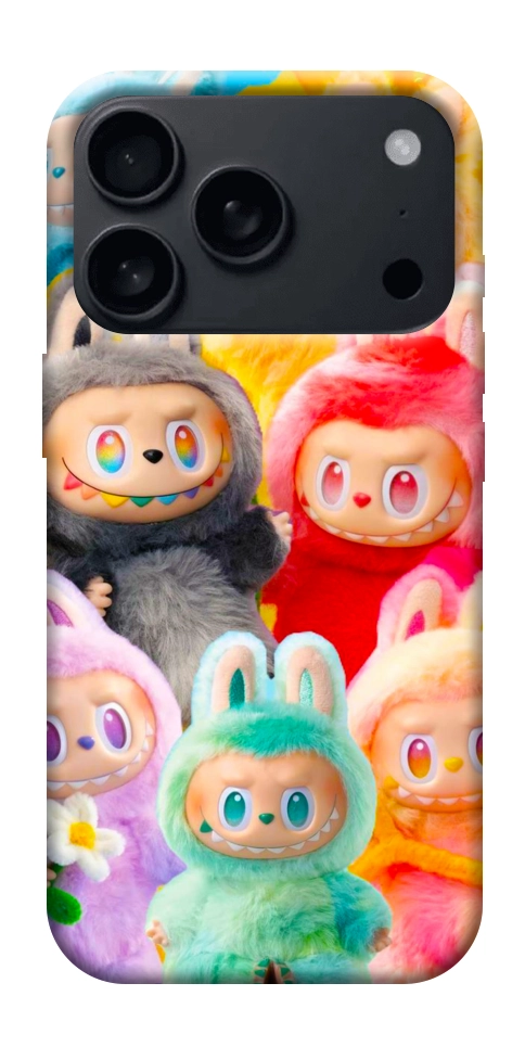 Чохол Rainbow labubu для iPhone 17 Pro Max
