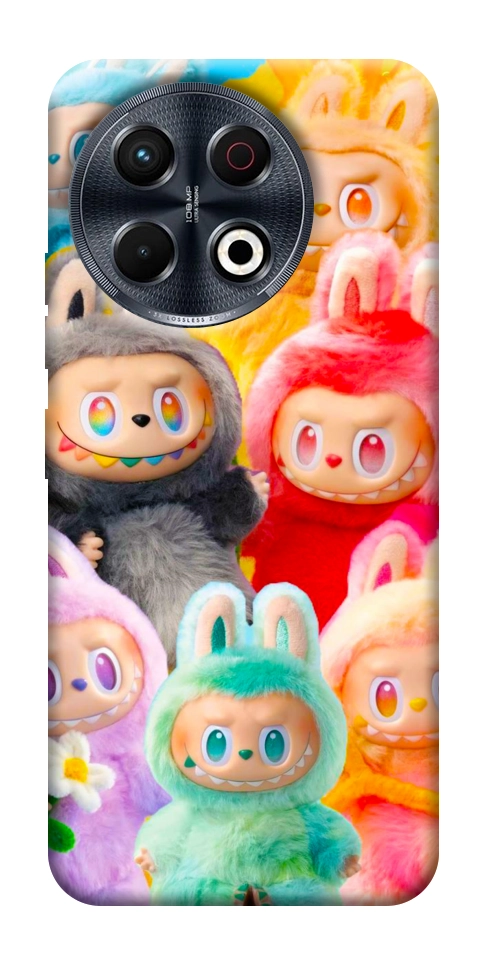 Чохол Rainbow labubu для TECNO Spark 30 Pro (KL7)