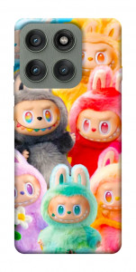 Чохол Rainbow labubu для Motorola Edge 60 Pro