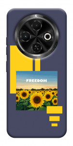 Чехол Квітуча свобода для TECNO Spark 30C (KL5n)