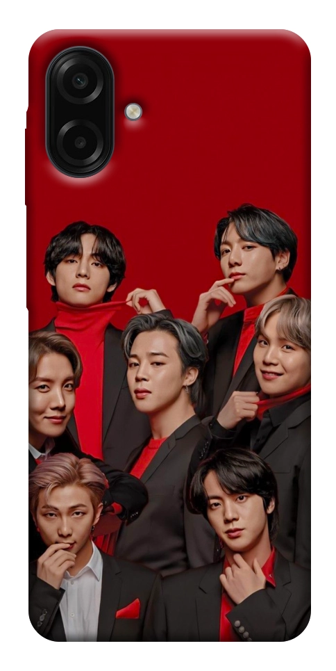 Чохол BTS in red для Galaxy A07