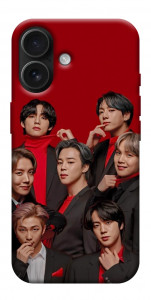 Чохол BTS in red для iPhone 17
