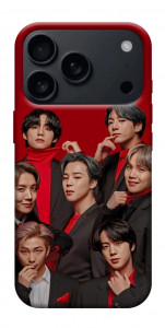 Чохол BTS in red для iPhone 17 Pro Max