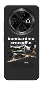 Чехол Bombardino Crocodilo volante для TECNO Spark 30C (KL5n)