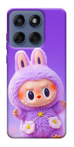 Чохол Labubu purple для Motorola Edge 60 Fusion