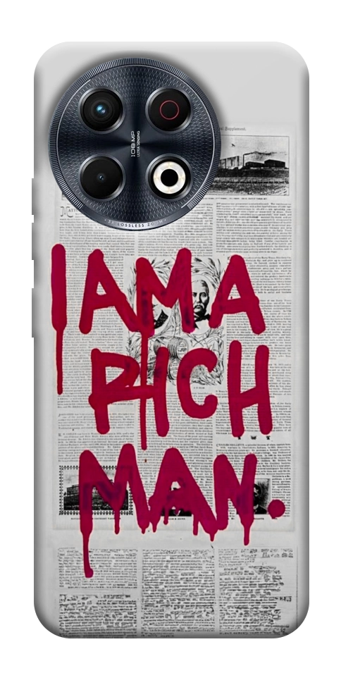 Чохол Mom I am a rich man для TECNO Spark 30 Pro (KL7)