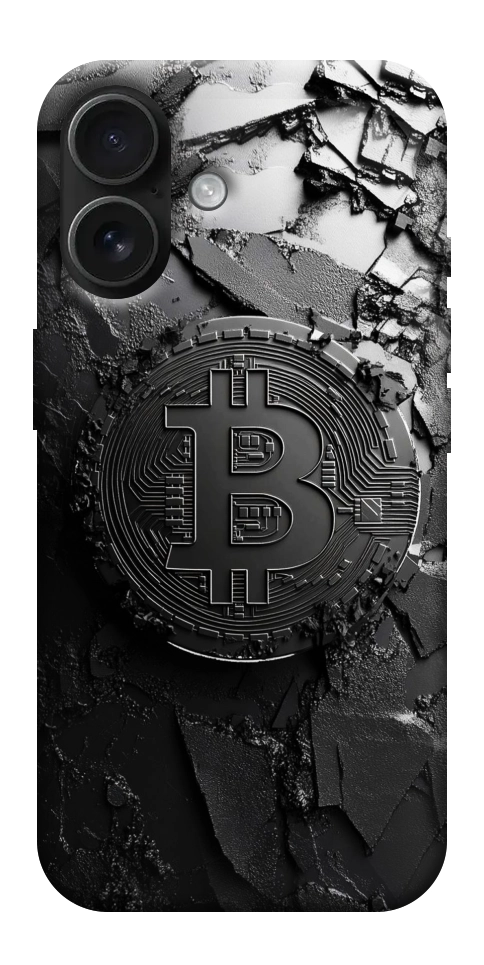 Чохол Dark bitcoin для iPhone 17