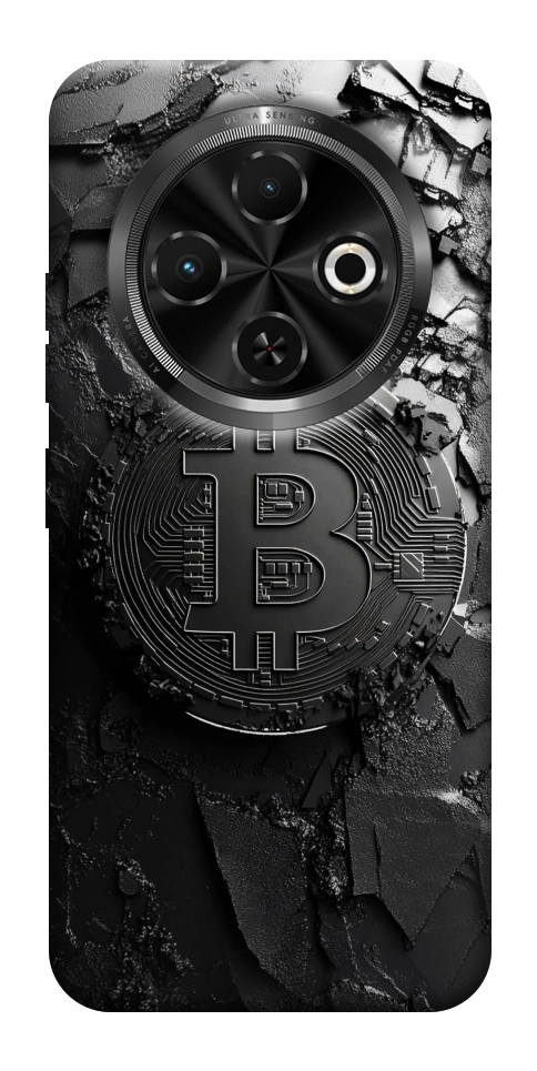 Чехол Dark bitcoin для TECNO Spark 30C (KL5n)
