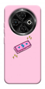Чехол Simple pink money для TECNO Spark 30C (KL5n)