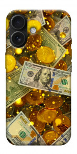 Чохол Gold and dollars для iPhone 17