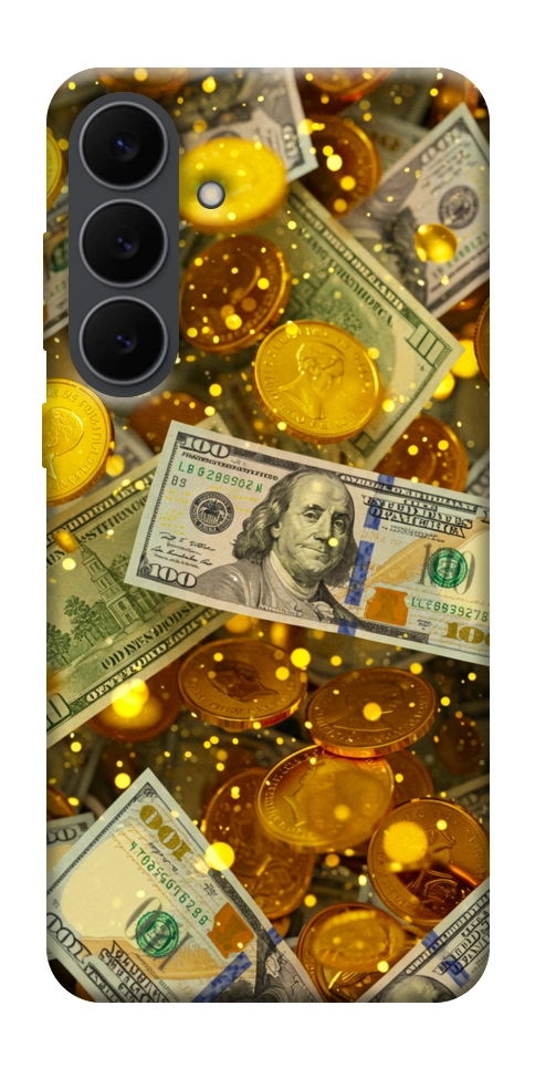 Чехол Gold and dollars для Galaxy S25 FE