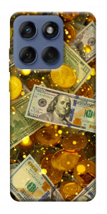 Чохол Gold and dollars для Motorola Edge 60 Fusion
