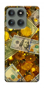 Чохол Gold and dollars для Motorola Edge 60 Pro