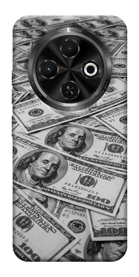 Чехол Dollars background для TECNO Spark 30C (KL5n)