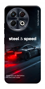 Чохол Black and red care для TECNO Spark 30 Pro (KL7)