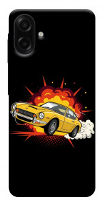Чохол Retro comics car black для Galaxy A07