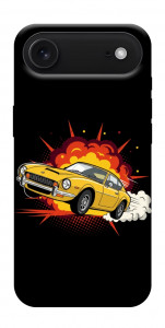 Чехол Retro comics car black для iPhone 17 Air