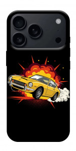 Чохол Retro comics car black для iPhone 17 Pro Max