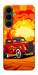 Чехол Retro comics car для Galaxy S25 FE