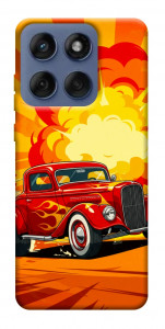 Чохол Retro comics car для Motorola Edge 60 Fusion