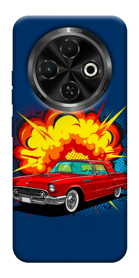 Чехол Retro explosion для TECNO Spark 30C (KL5n)